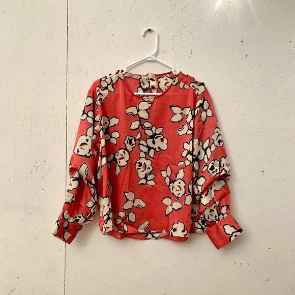 Zara M floral blouse - Picture 1 of 4